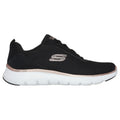 Black-Rose Gold - Back - Skechers Womens-Ladies Flex Appeal 5.0 Uptake Contrast Trainers