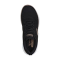 Black-Rose Gold - Lifestyle - Skechers Womens-Ladies Flex Appeal 5.0 Uptake Contrast Trainers