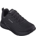 Black - Front - Skechers Womens-Ladies Uno Lite Lighter One Trainers