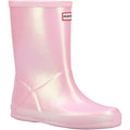 Bella - Front - Hunter Childrens-Kids First Nebula Wellington Boots