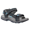 Grey-Turquoise - Front - Cotswold Womens-Ladies Foxcote Sandals