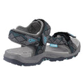 Grey-Turquoise - Back - Cotswold Womens-Ladies Foxcote Sandals