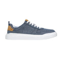 Chambray-Suede-Optic White - Side - Cole Haan Mens GrandPro Rally Canvas Court Shoes