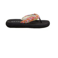 Rainbow-Black - Lifestyle - Rocket Dog Womens-Ladies Sunset Cord Braided Flip Flops