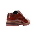 Tan - Back - Base London Mens Woburn Hi Shine Brogues