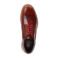 Tan - Side - Base London Mens Woburn Hi Shine Brogues