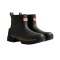 Dark Olive - Front - Hunter Womens-Ladies Balmoral Hybrid Chelsea Boots