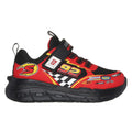 Black-Red - Side - Skechers Boys Skech Tracks Trainers