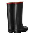 Black - Back - Hunter Mens Argyll Mid Cut Wellington Boots