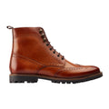 Tan - Side - Base London Mens Boone Leather Boots