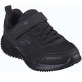 Black - Front - Skechers Boys Bounder - Dripper Drop Trainers