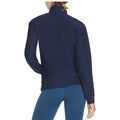 Navy - Back - Skechers Womens-Ladies GoLuxe Quarter Zip Pullover