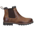 Tan - Lifestyle - Cotswold Mens Leafield Leather Chelsea Boots