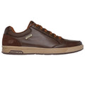 Chocolate - Side - Skechers Mens Cavell Sparkman Faux Leather Trainers