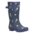 Blue - Front - Cotswold Childrens-Kids Woodland Owl Wellington Boots