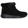 Black - Side - Skechers Womens-Ladies On The GO Stellar Suede Waterproof Ankle Boots