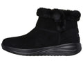 Black - Lifestyle - Skechers Womens-Ladies On The GO Stellar Suede Waterproof Ankle Boots