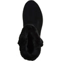 Black - Pack Shot - Skechers Womens-Ladies On The GO Stellar Suede Waterproof Ankle Boots