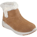 Chestnut - Front - Skechers Womens-Ladies On The GO Stellar Suede Waterproof Ankle Boots