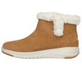 Chestnut - Lifestyle - Skechers Womens-Ladies On The GO Stellar Suede Waterproof Ankle Boots