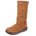 Chestnut - Lifestyle - Rocket Dog Womens-Ladies Sugardaddy Suede Pull-On Boots