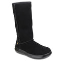 Black - Front - Rocket Dog Womens-Ladies Sugardaddy Suede Pull-On Boots