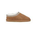 Tan - Side - Cotswold Womens-Ladies Foxmoor Suede Slippers