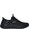 Black - Back - Skechers Mens 2.0 Look Ahead Arch Fit Trainers