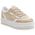 Camel - Front - Rocket Dog Womens-Ladies Wink Platform Trainers