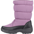 Purple - Side - Cotswold Womens-Ladies Welland Snow Boots