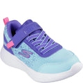 Purple-Turquoise - Front - Skechers Childrens-Kids Go Run 400 V2 Trainers