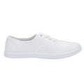 White - Pack Shot - Mirak 204-ASG14 Lace-Up Plimsolls - Mens Trainers - Lace Plimsolls