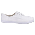 WHITE - Back - Mirak GB Womens Plimsolls - Trainers - Sport Shoes