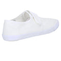 White - Side - Mirak CSG-99248 Childrens Plimsolls - Unisex Boys-Girls Gym Shoes