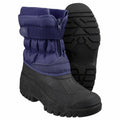 Navy - Side - Cotswold Mens Chase Snow Boots