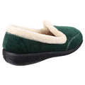 Green - Side - Fleet & Foster Womens-Ladies Maier Classic Slippers