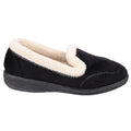 Black - Back - Fleet & Foster Womens-Ladies Maier Classic Slippers