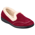 Burgundy - Front - Fleet & Foster Womens-Ladies Maier Classic Slippers