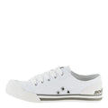 White - Lifestyle - Rocket Dog Womens-Ladies Jazzin Canvas Lace Up Shoe