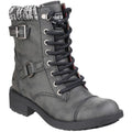 Black - Front - Rocket Dog Womens-Ladies Thunder Biker Boots