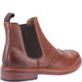 Brown - Side - Cotwold Mens Siddington Leather Elasticated Dress Boot