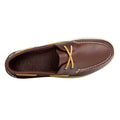 Brown - Close up - Sperry Mens Authentic Original Leather Boat Shoes