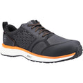 Black-Orange - Front - Timberland Pro Mens Reaxion Composite Safety Trainers