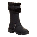 Black - Front - Rocket Dog Womens-Ladies Igloo Long Boots