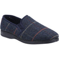 Navy - Front - Fleet & Foster Mens Mitchell Slippers