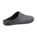 Grey - Back - Cotswold Mens Blackbird Slippers