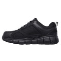 Black - Back - Skechers Mens Telphin Sanphet Leather Trainers