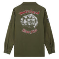 Khaki Green - Back - Amplified Mens Motorhead Overshirt