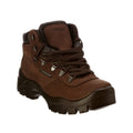 Brown - Front - Grisport Childrens-Kids Glencoe Leather Walking Boots