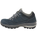 Blue - Side - Grisport Womens-Ladies Olympus Nubuck Walking Shoes